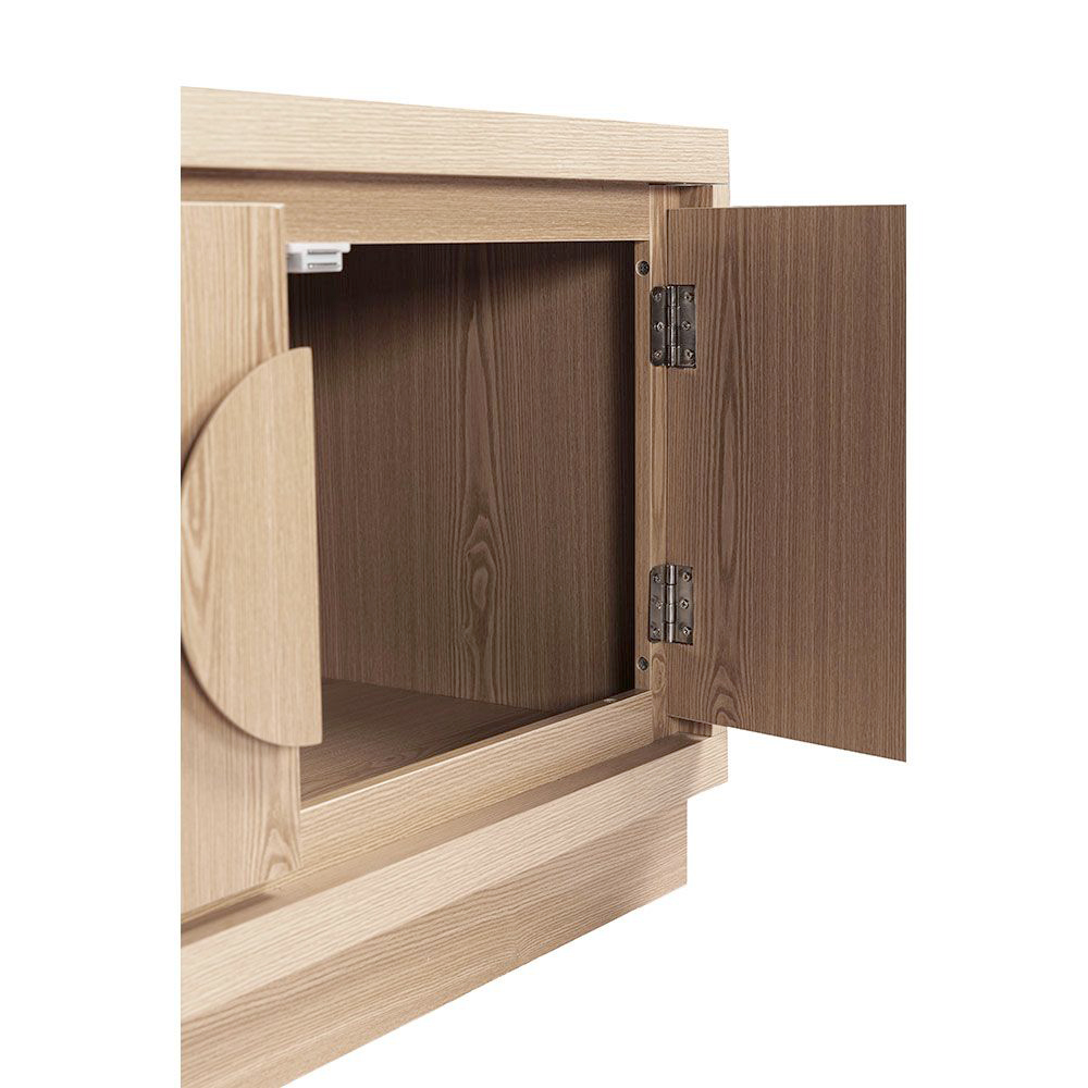 AXIS TV STAND 4ΠΟΡΤΕΣ ΦΥΣΙΚΟ 160x40x50 - Image 4