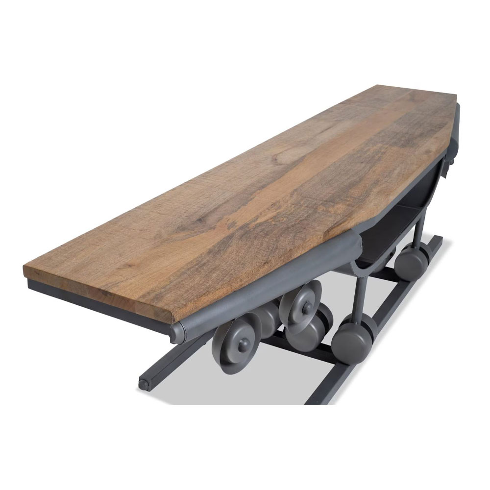 WINGS TV STAND GUNMETAL ΦΥΣΙΚΟ 188x44x44 - Image 4