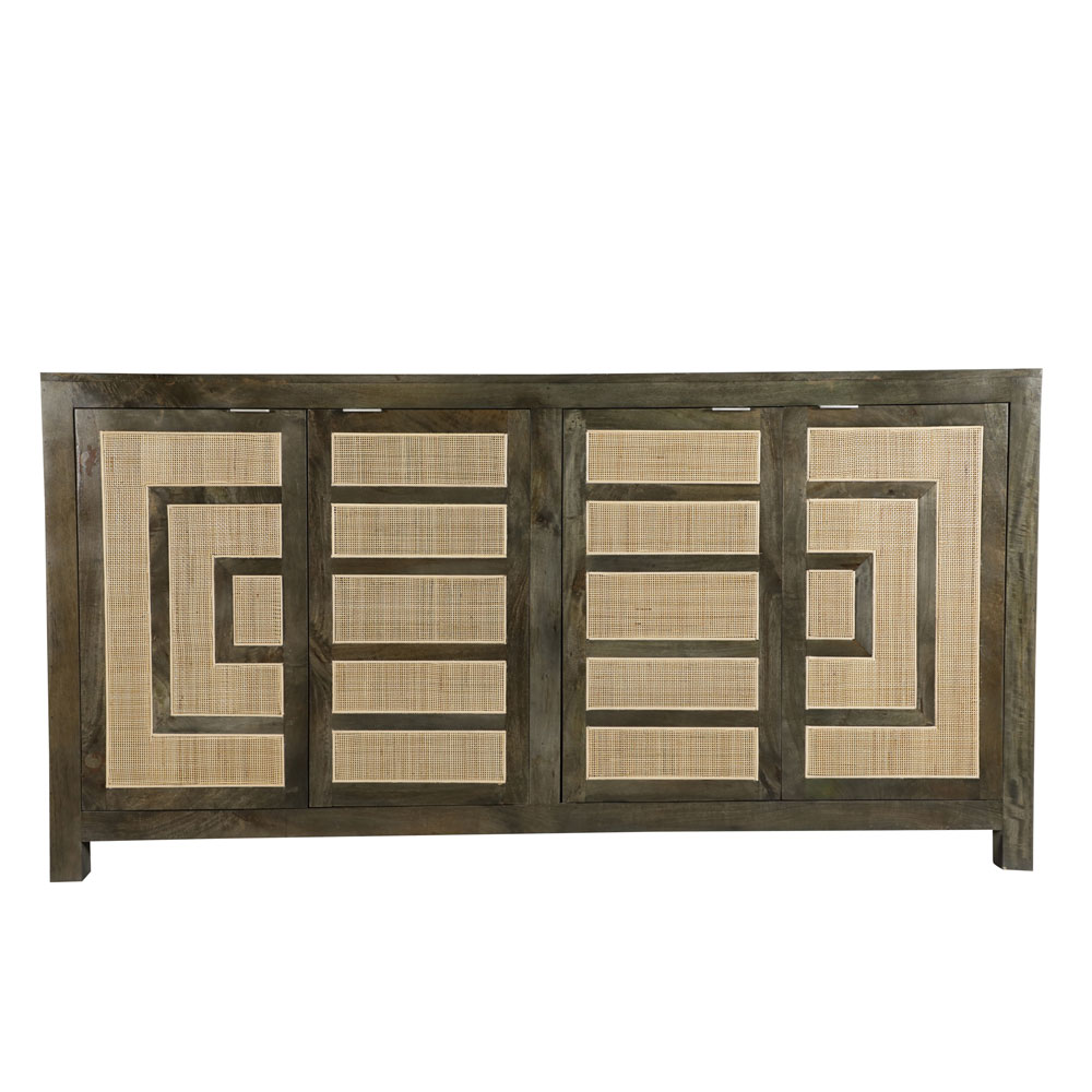 MAIANDROS ΜΠΟΥΦΕΣ ΚΑΦΕ ΣΚΟΥΡΟ ΦΥΣΙΚΟ 200x46x102 - Image 2