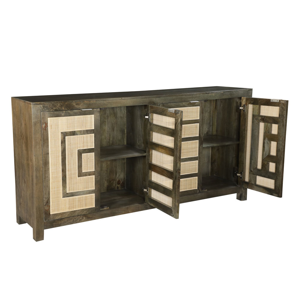 MAIANDROS ΜΠΟΥΦΕΣ ΚΑΦΕ ΣΚΟΥΡΟ ΦΥΣΙΚΟ 200x46x102 - Image 3