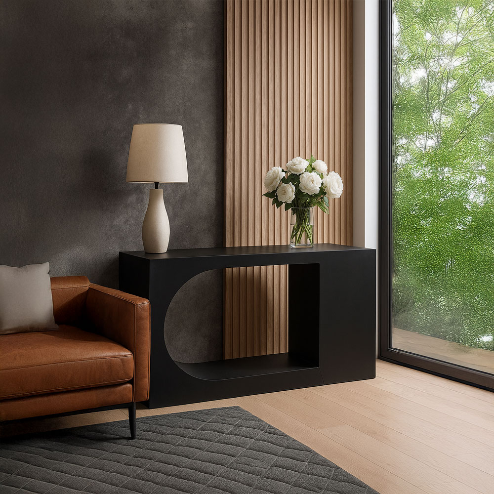 BELL ΚΟΝΣΟΛΑ ΜΑΥΡΟ 120x32x75 - Image 2