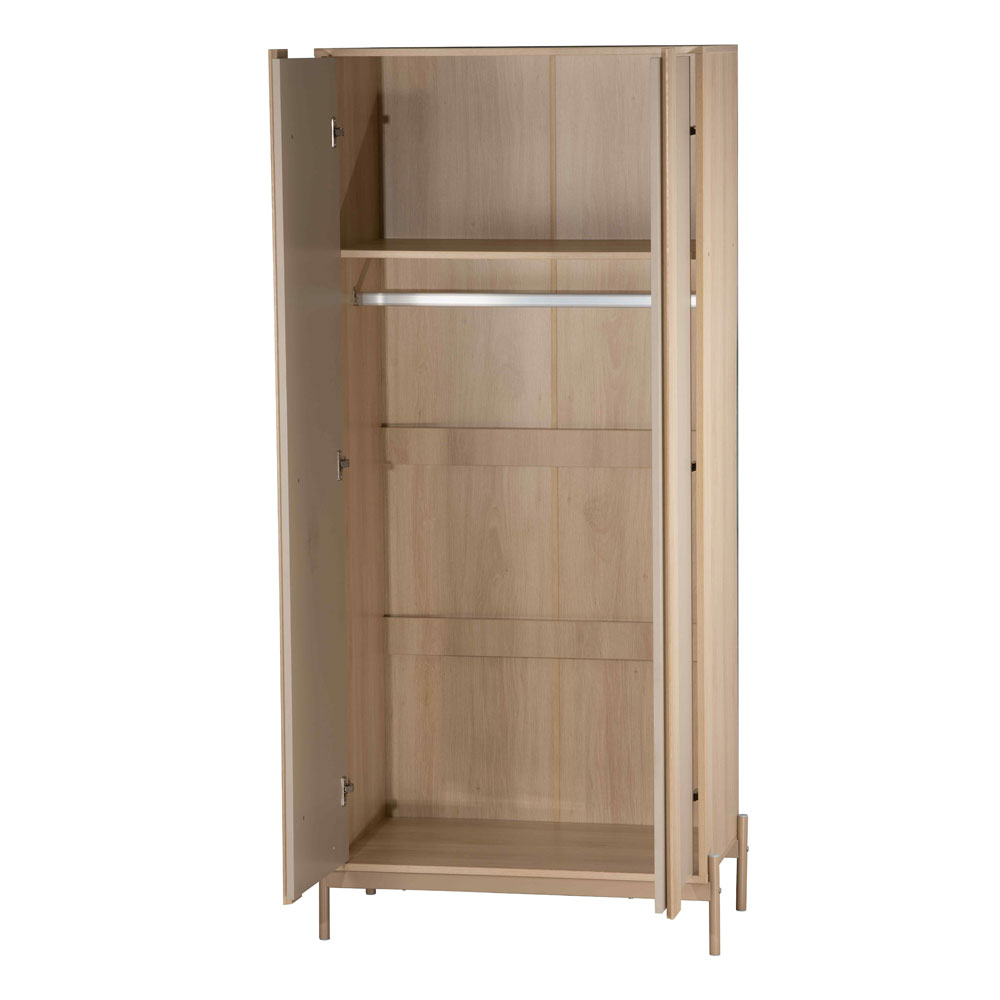 CAPPUCCINO ΝΤΟΥΛΑΠΑ 2ΠΟΡΤΕΣ LATTE SONOMA 84.6x50x185 - Image 3