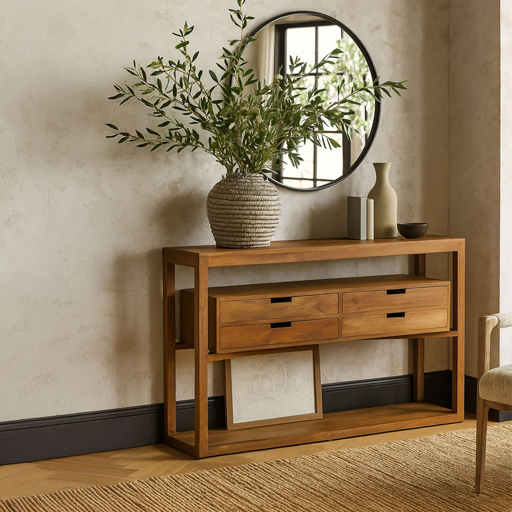 ELIS ΚΟΝΣΟΛΑ ΦΥΣΙΚΟ 140x33x76cm - Image 4