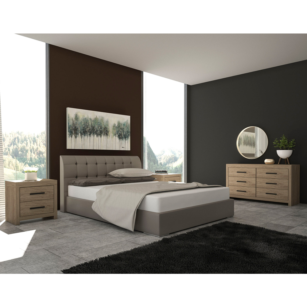 DODO ΚΟΜΟΔΙΝΟ OAK ΣΚΟΥΡΟ 58x39x56 - Image 2