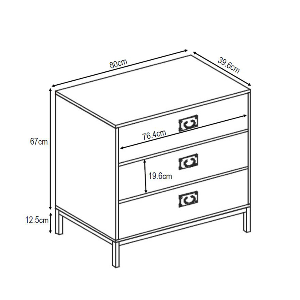 RUBIK ΣΥΡΤΑΡΙΕΡΑ 3ΣΥΡΤΑΡΙΑ CEMENT ΑΝΟΙΧΤΟ ΜΕ PATTERN 80x40x80 - Image 4