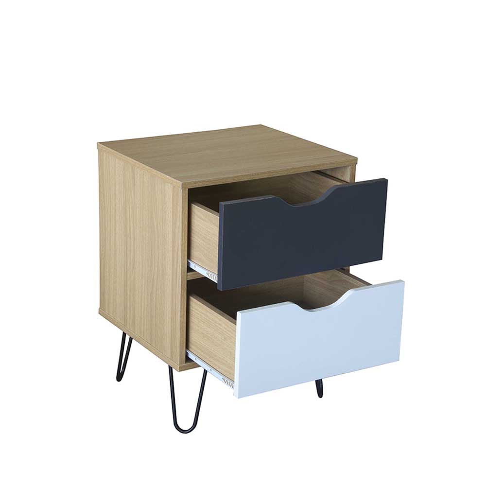 ARTIC ΚΟΜΟΔΙΝΟ SONOMA ΓΚΡΙ ΛΕΥΚΟ 45x39x59.5 - Image 3