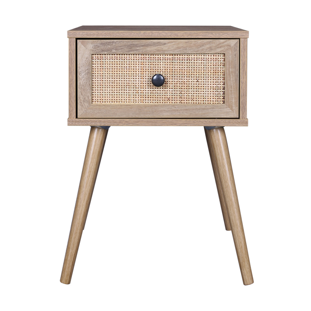 AMMOS ΚΟΜΟΔΙΝΟ 1ΣΥΡΤΑΡΙ ΦΥΣΙΚΟ ΜΕ RATTAN 40x35x61cm - Image 2