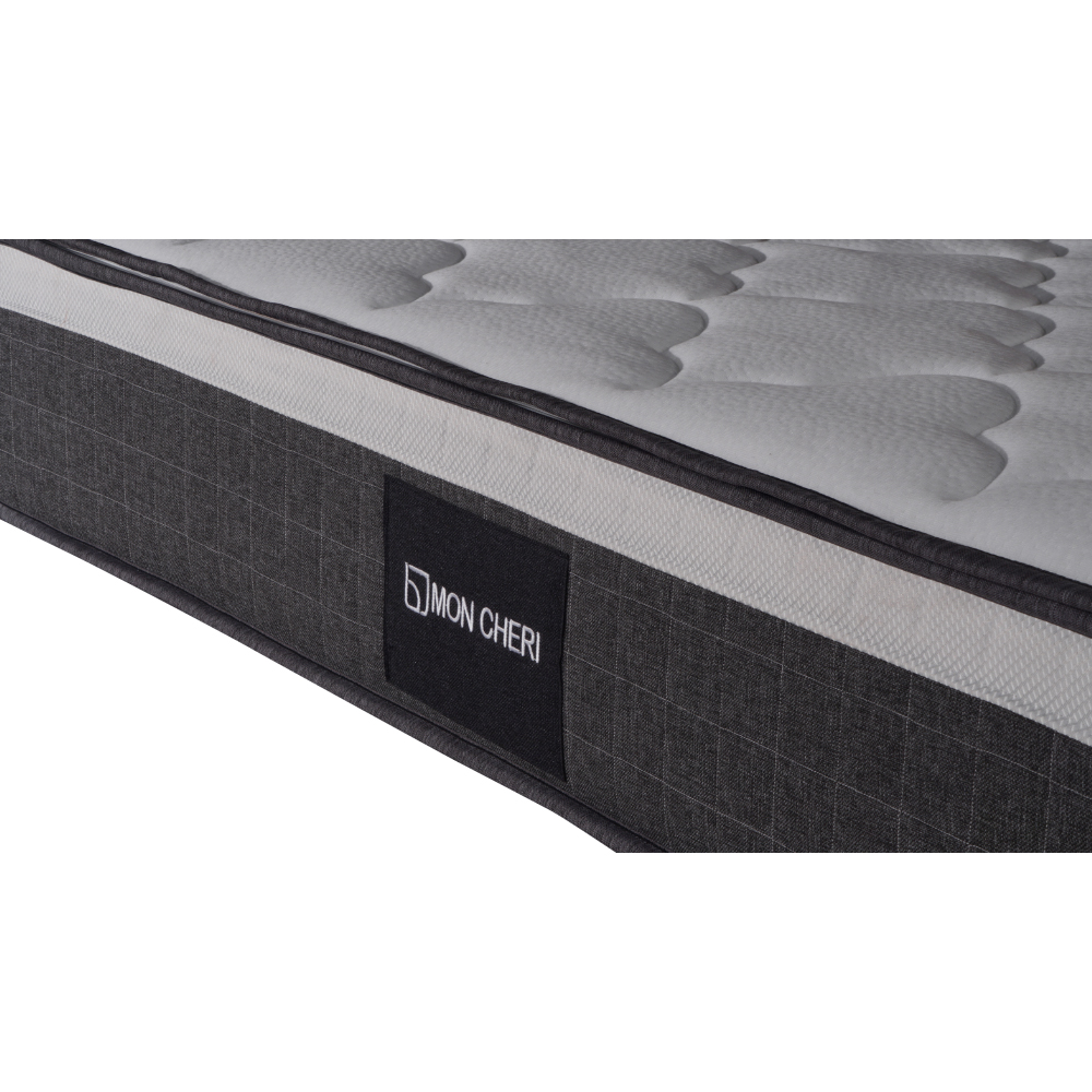 MON CHERI ΣΤΡΩΜΑ 160x200cm ΛΕΥΚΟ ΑΝΘΡΑΚΙ 200x160x28 - Image 4