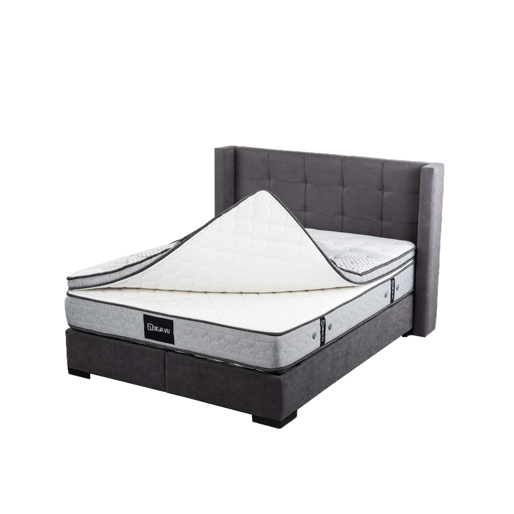 DEJA VU ΣΤΡΩΜΑ 160x200cm ΓΚΡΙ 200x160x34 - Image 4