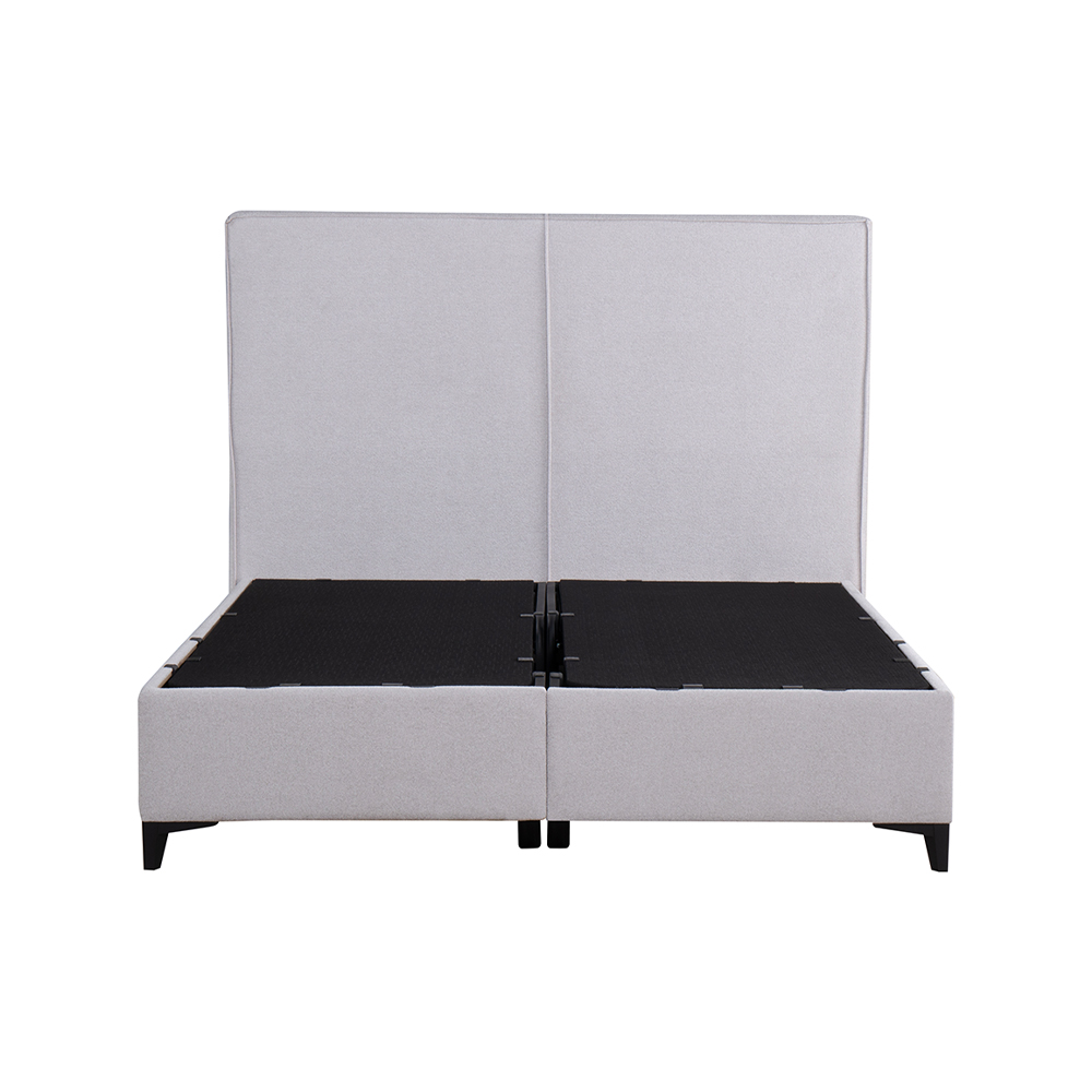 MORE ΚΡΕΒΑΤΙ ΜΕ ΑΠΟΘΗΚ. ΧΩΡΟ (ΓΙΑ ΣΤΡΩΜΑ 160x200cm) WHITE SMOOTH 07-957 217x160x120 - Image 5