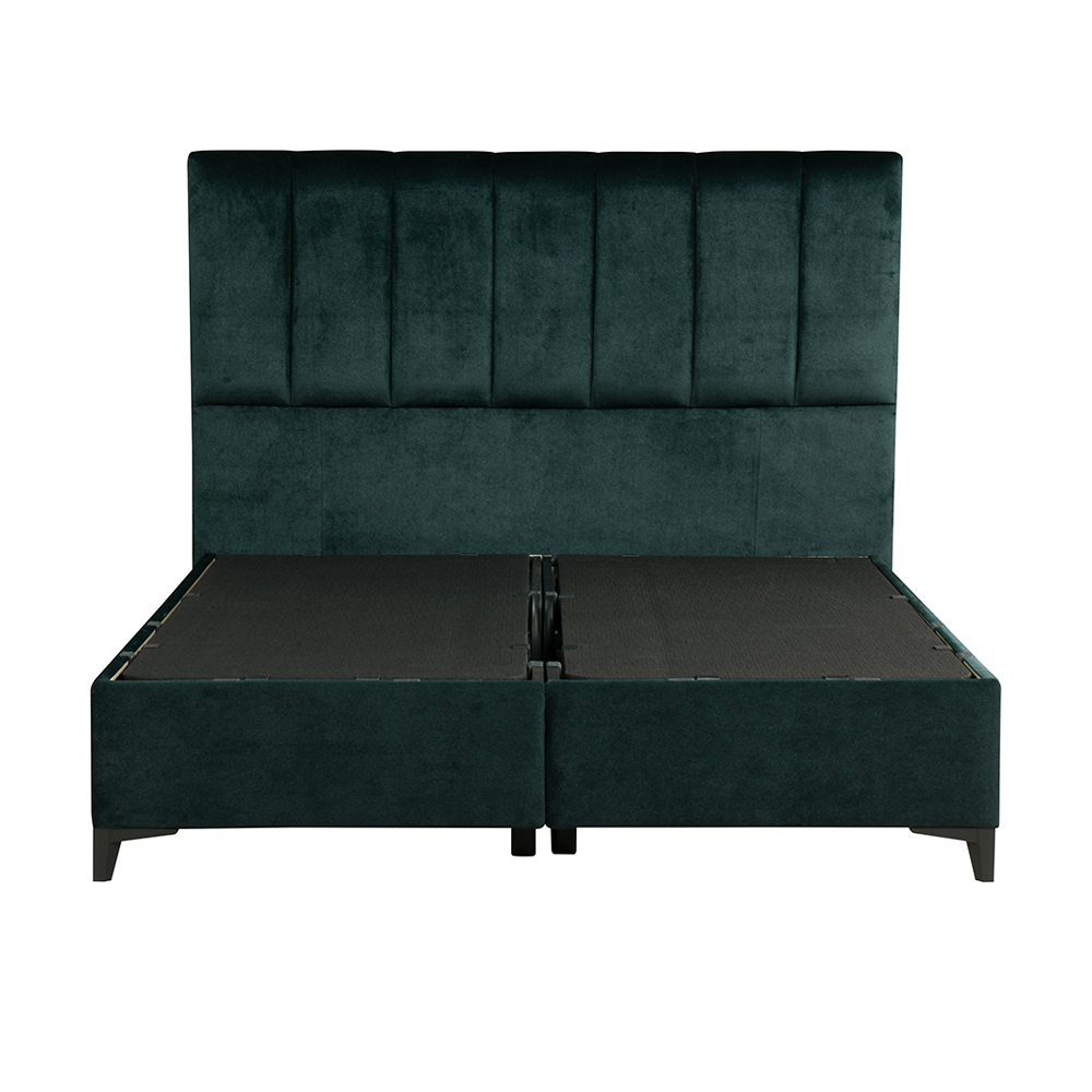 STICKS ΚΡΕΒΑΤΙ ΜΕ ΑΠΟΘΗΚ. ΧΩΡΟ (ΓΙΑ ΣΤΡΩΜΑ 160x200cm) ΠΡΑΣΙΝΟ 37-911 223x166x120 - Image 4