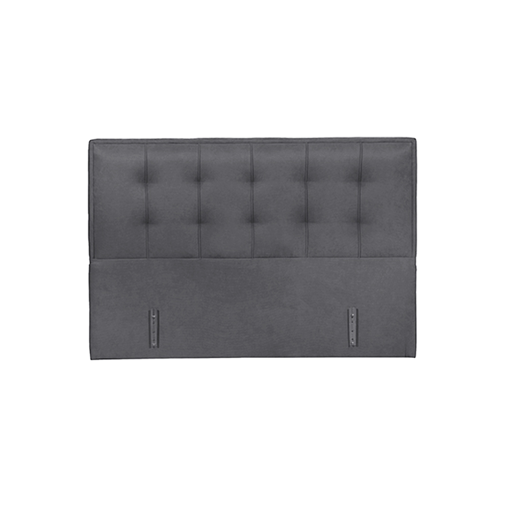 PIANO ΚΡΕΒΑΤΙ ΜΕ ΑΠΟΘΗΚ. ΧΩΡΟ (ΓΙΑ ΣΤΡΩΜΑ 160x200cm) ΓΚΡΙ 07-780 207x160x115 - Image 5