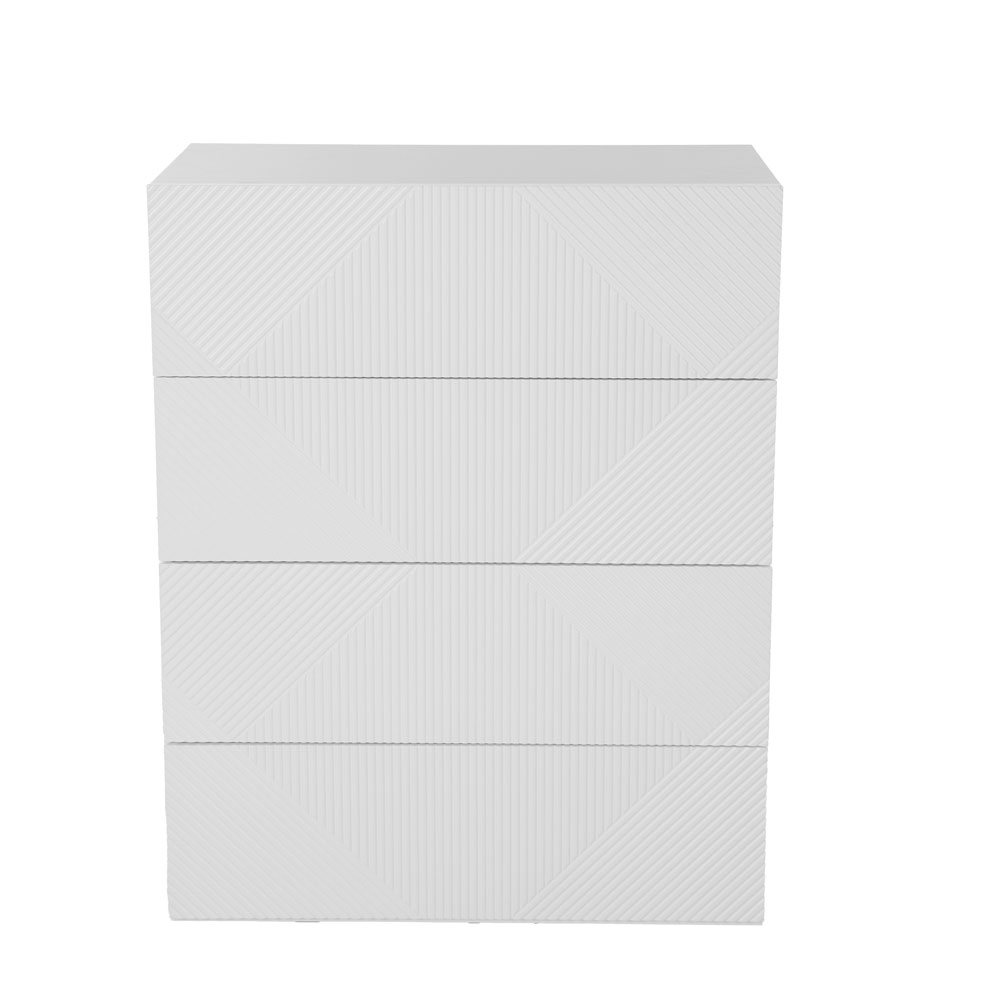 MEZZA LUNA ΣΥΡΤΑΡΙΕΡΑ 4ΣΥΡΤΑΡΙΑ ΛΕΥΚΟ 85x45x107 - Image 2