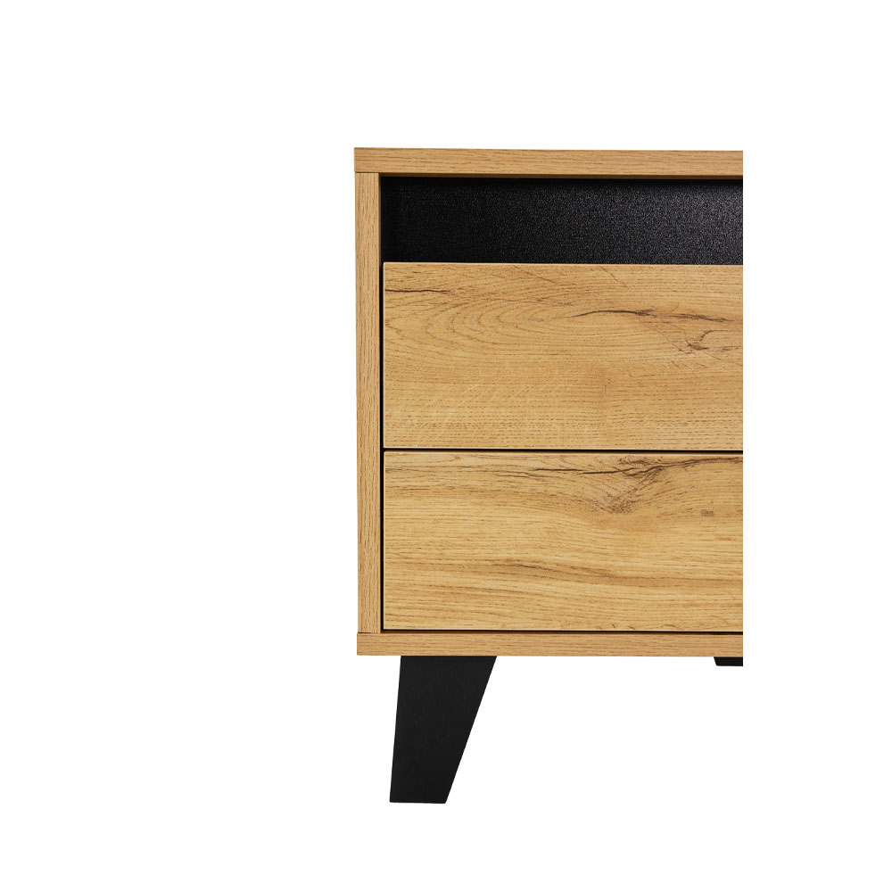 ARABICA ΚΟΜΟΔΙΝΟ 2ΣΥΡΤΑΡΙΑ SONOMA ΜΑΥΡΟ 40x38x45 - Image 4