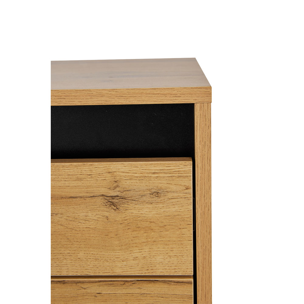 ARABICA ΚΟΜΟΔΙΝΟ 2ΣΥΡΤΑΡΙΑ SONOMA ΜΑΥΡΟ 40x38x45 - Image 5