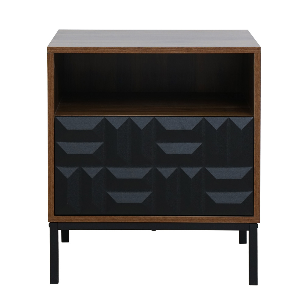 ZUMA ΚΟΜΟΔΙΝΟ ΚΑΡΥΔΙ ΜΑΥΡΟ 51.5x40x58.5 - Image 2