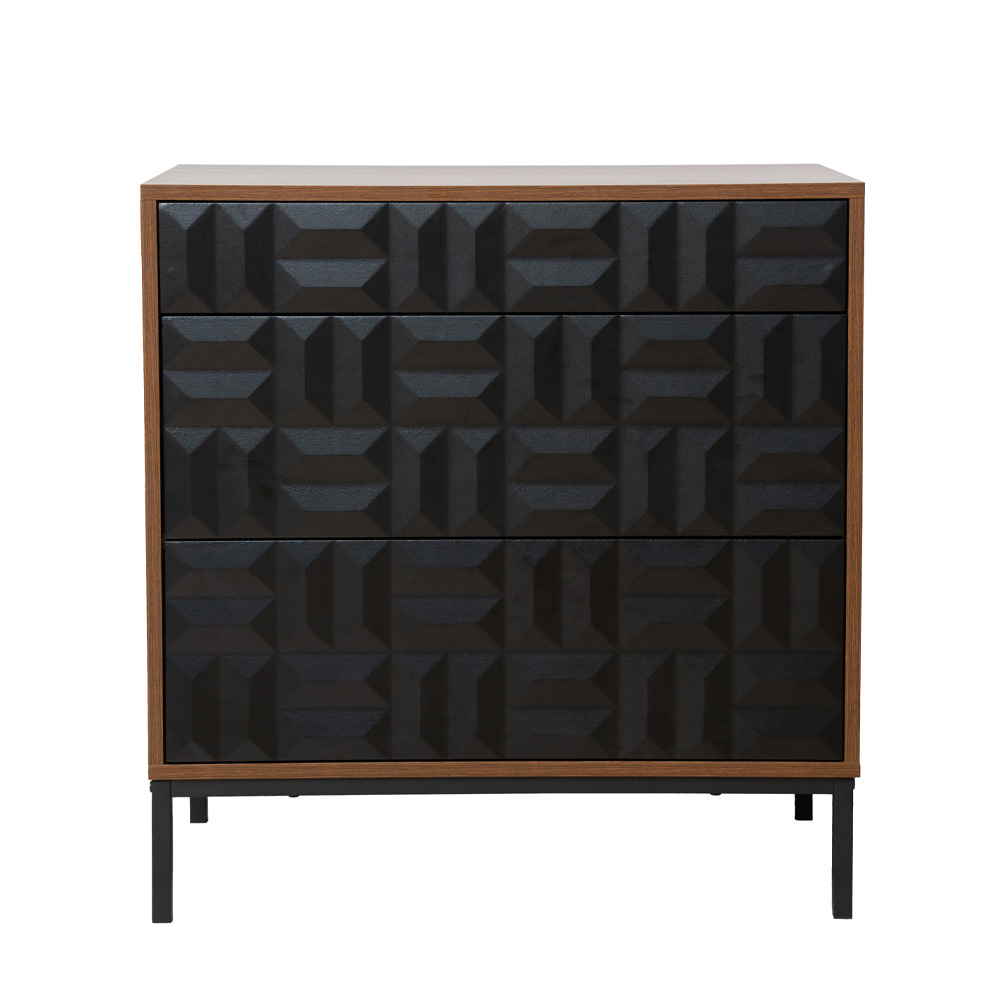 ZUMA ΣΥΡΤΑΡΙΕΡΑ ΚΑΡΥΔΙ ΜΑΥΡΟ 75.5x40x79 - Image 2