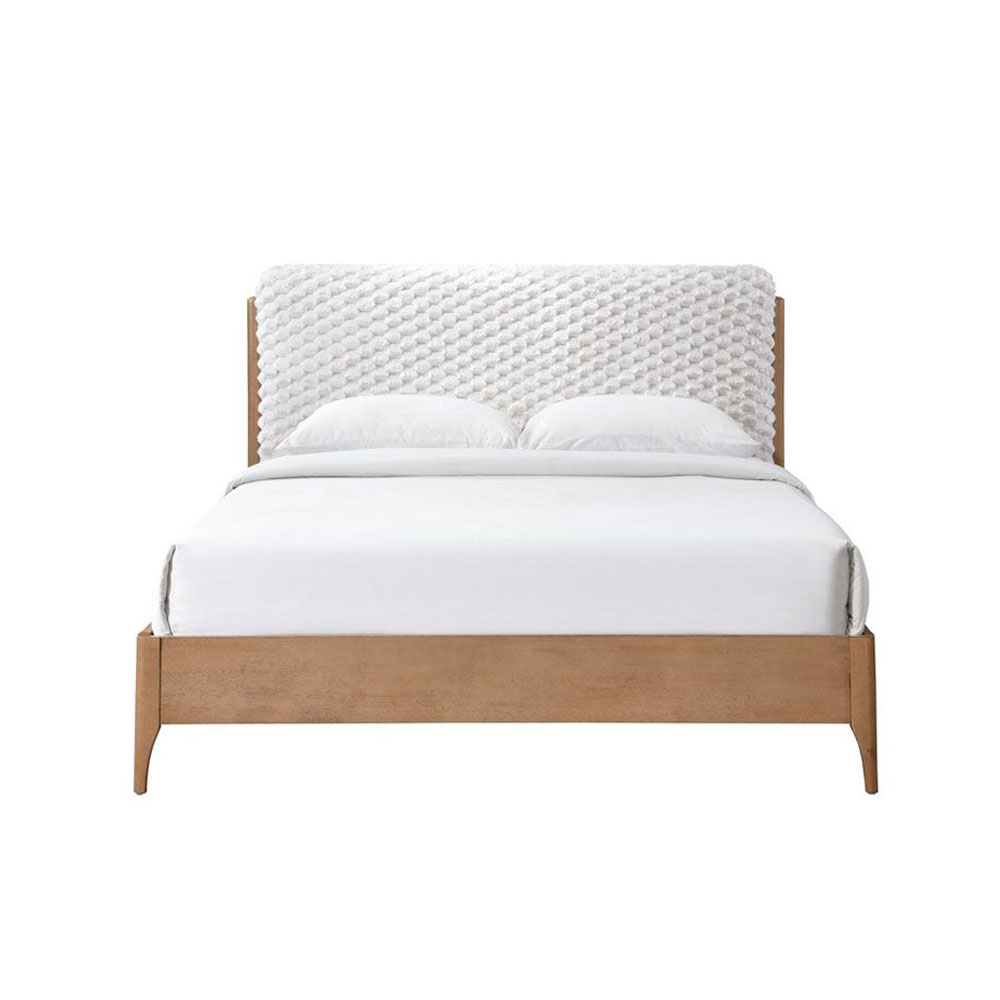 LORDY ΚΡΕΒΑΤΙ (ΓΙΑ ΣΤΡΩΜΑ 160x196cm) CREAM 207.5x177x103.5 - Image 4