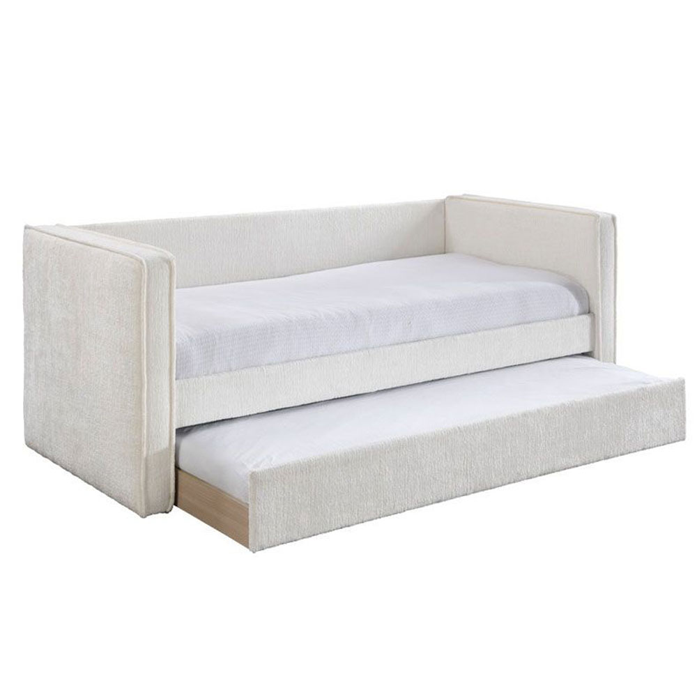 CALMO ΚΑΝΑΠΕΣ ΚΡΕΒΑΤΙ (ΓΙΑ ΣΤΡΩΜΑ 90x190cm) CREAM 222x99x84.2 - Image 4