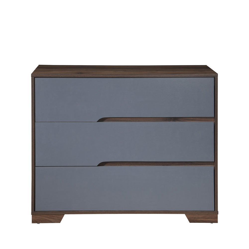 GROOVES ΣΥΡΤΑΡΙΕΡΑ 3ΣΥΡΤΑΡΙΑ ΚΑΡΥΔΙ ΓΚΡΙ 100x45x80 - Image 2