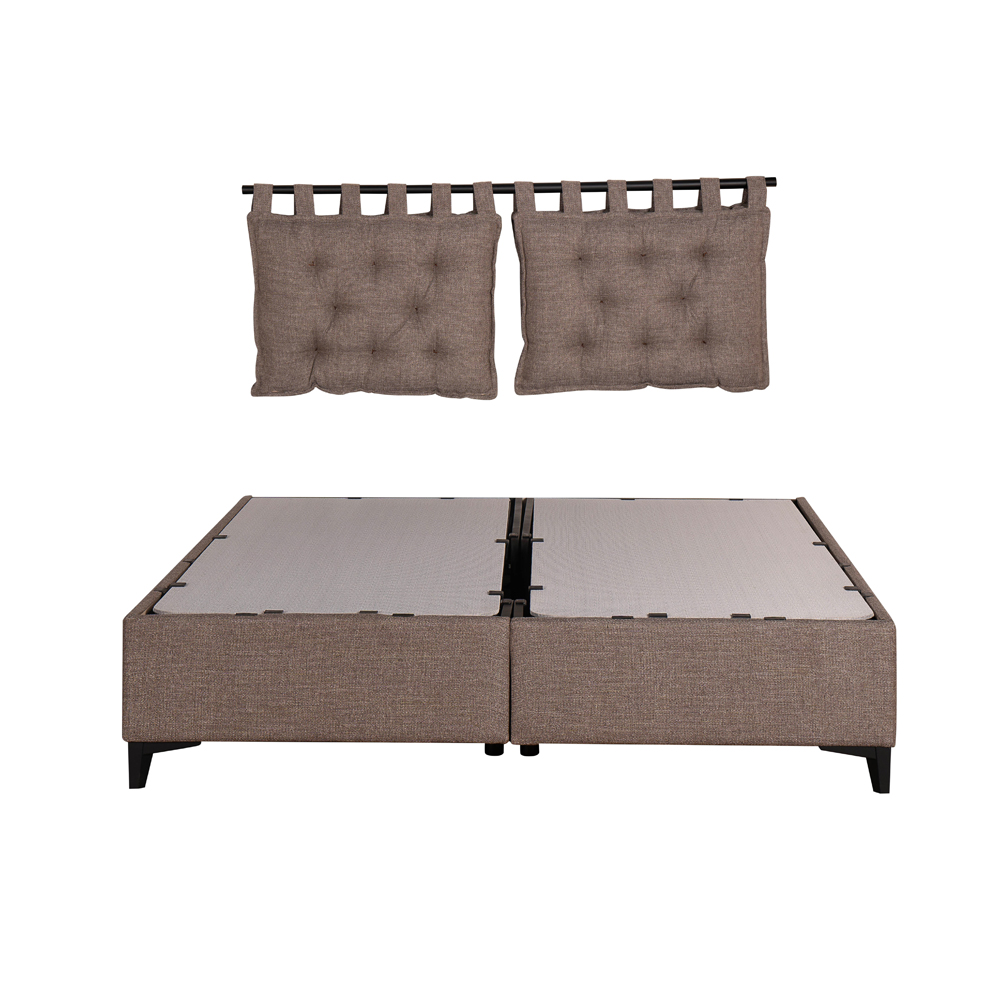 HANG ΜΑΞΙΛΑΡΙ ΚΕΦΑΛΑΡΙΟΥ SET 2ΤΕΜ ΓΚΡΙ ΚΑΦΕ 20-914 70x10x50 - Image 4