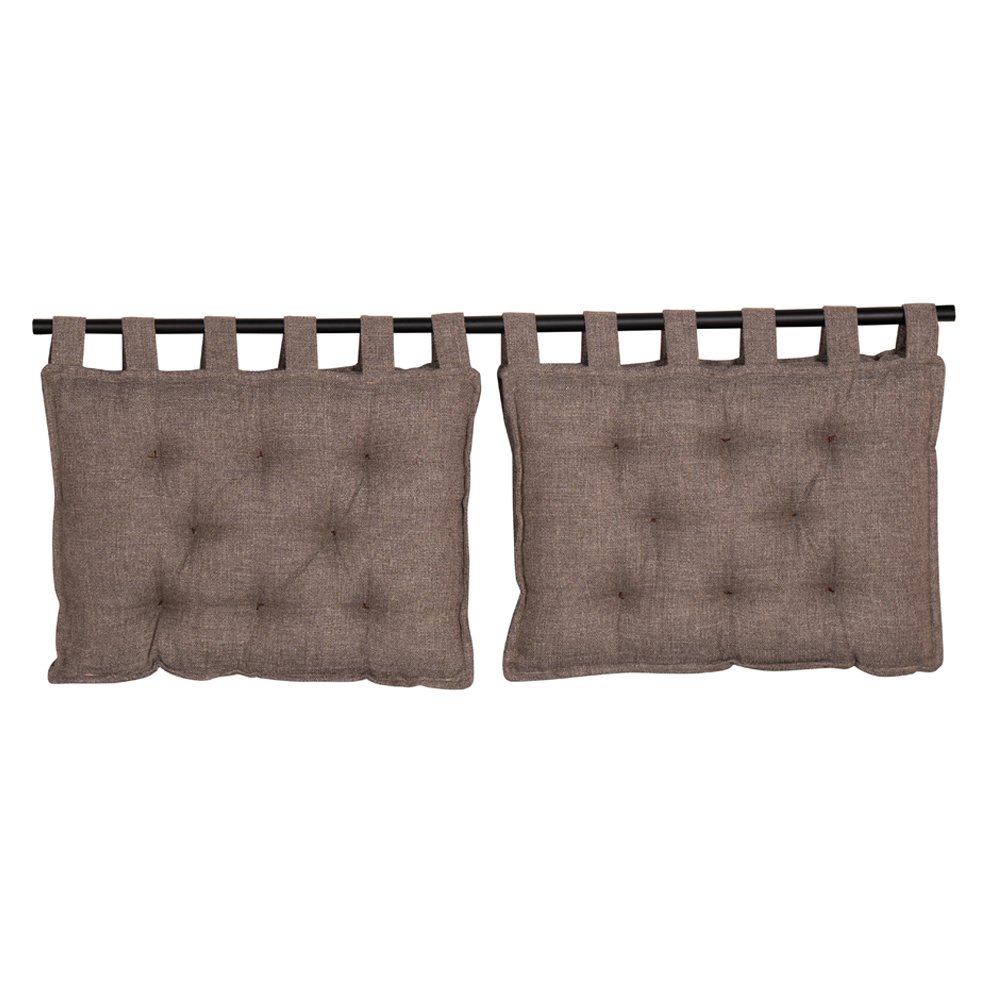 HANG ΜΑΞΙΛΑΡΙ ΚΕΦΑΛΑΡΙΟΥ SET 2ΤΕΜ ΓΚΡΙ ΚΑΦΕ 20-914 70x10x50 - Image 5