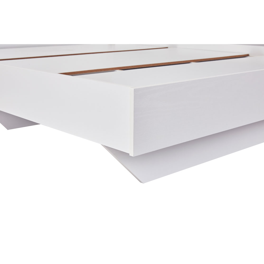 LUCIDO ΚΡΕΒΑΤΙ ΛΕΥΚΟ OAK ΦΥΣΙΚΟ 162x202x88 - Image 5