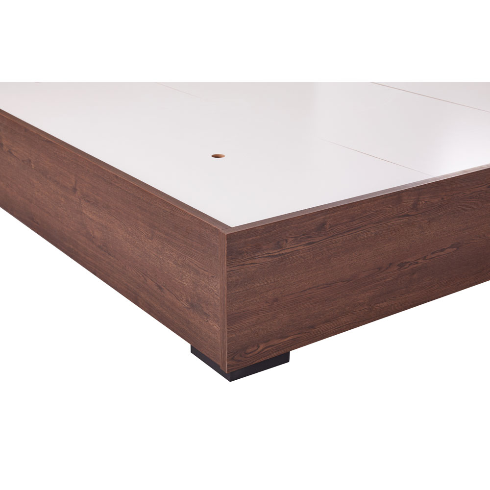 NUEZ ΚΡΕΒΑΤΙ (ΓΙΑ ΣΤΡΩΜΑ 160x200cm) ΚΑΡΥΔΙ 162x202x120 - Image 5