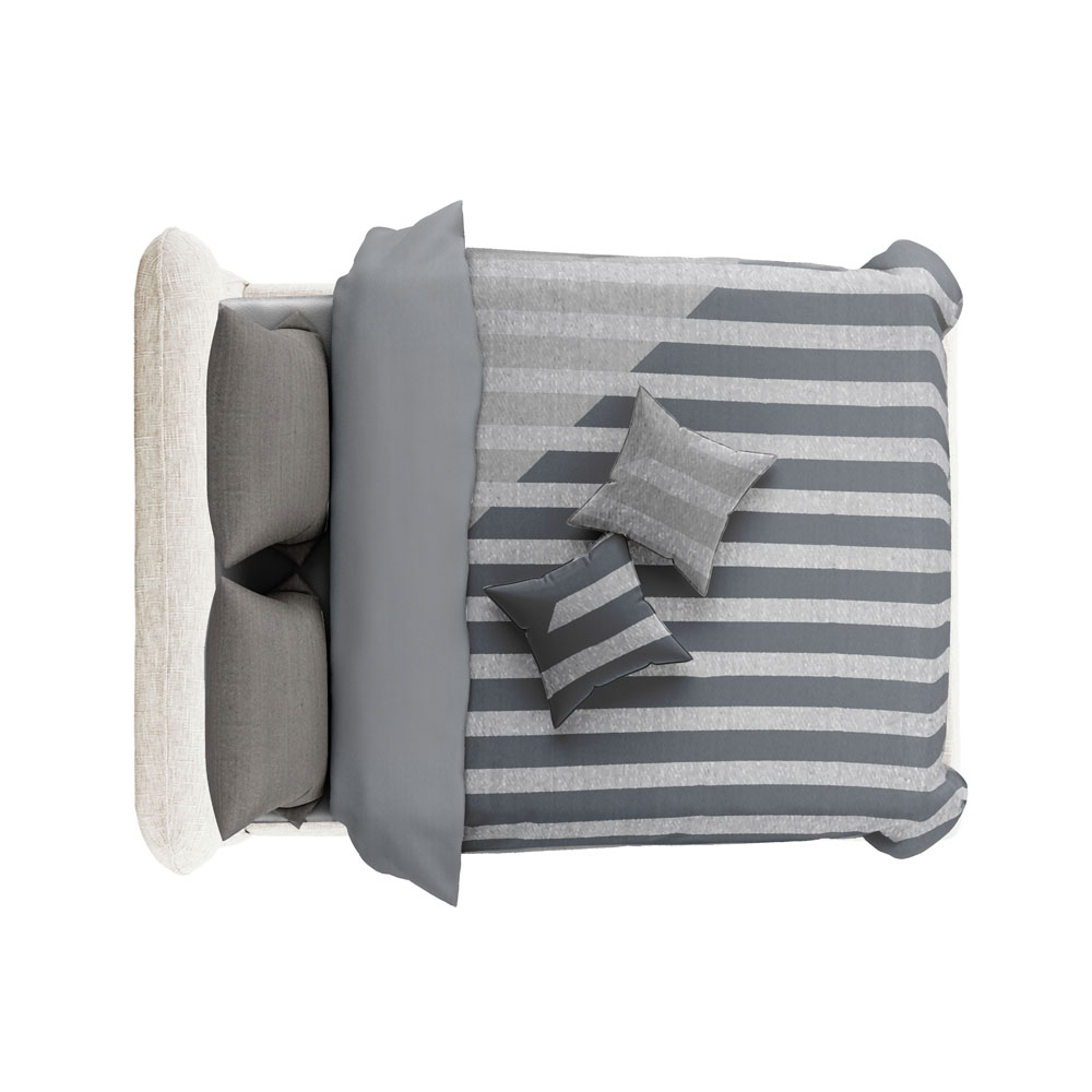 SERENITE ΚΡΕΒΑΤΙ (ΓΙΑ ΣΤΡΩΜΑ 160x200cm) BEIGE 230x194x105cm - Image 5