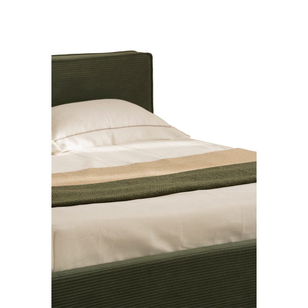 PUZZLE ΚΡΕΒΑΤΙ (ΓΙΑ ΣΤΡΩΜΑ 160x200cm) ΛΑΔΙ BEIGE 223x176x106 - Image 5