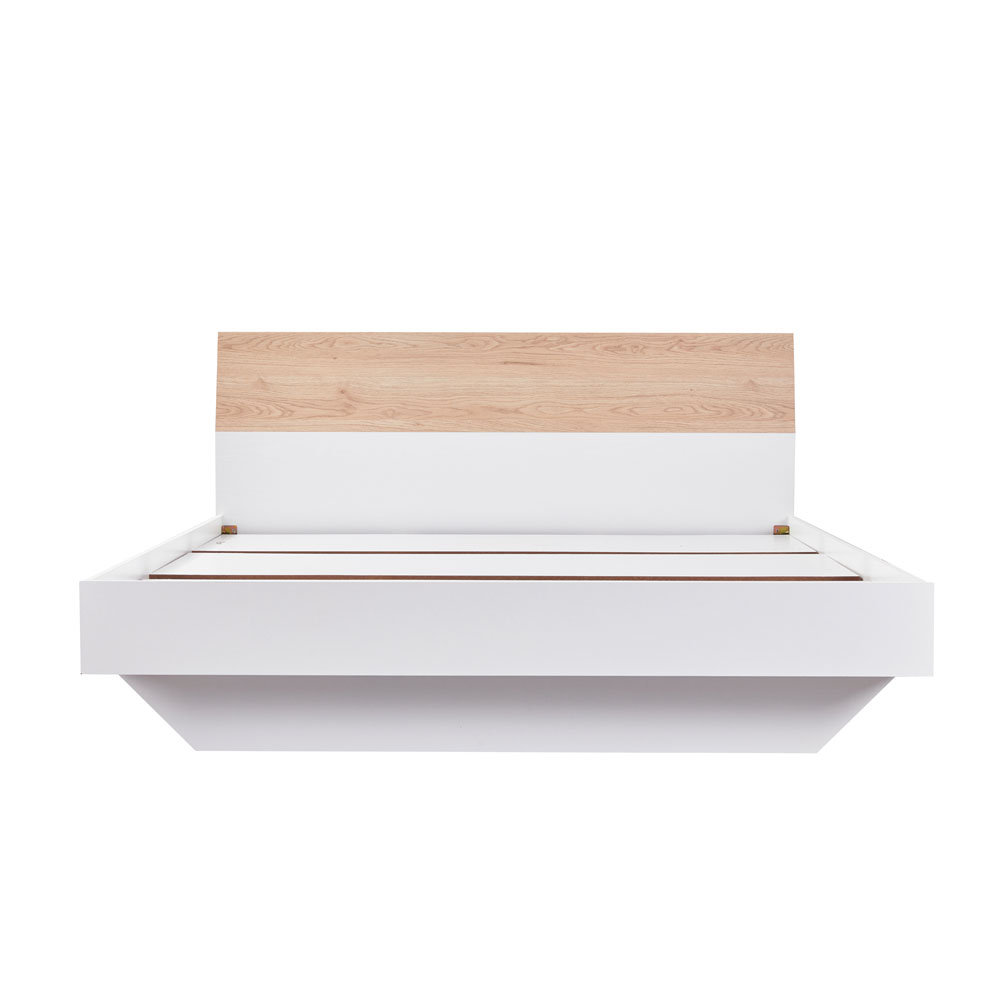 LUCIDO ΚΡΕΒΑΤΟΚΑΜΑΡΑ SET 3+1 ΛΕΥΚΟ OAK ΦΥΣΙΚΟ - Image 3