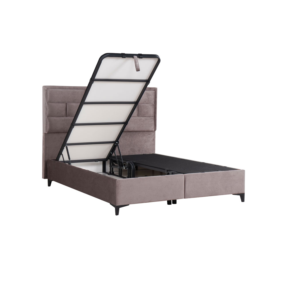 BRICK ΚΡΕΒΑΤΙ ΜΕ ΑΠΟΘΗΚ. ΧΩΡΟ (ΓΙΑ ΣΤΡΩΜΑ 160x200cm) MUSHROOM 05-450 215x165x121 - Image 3