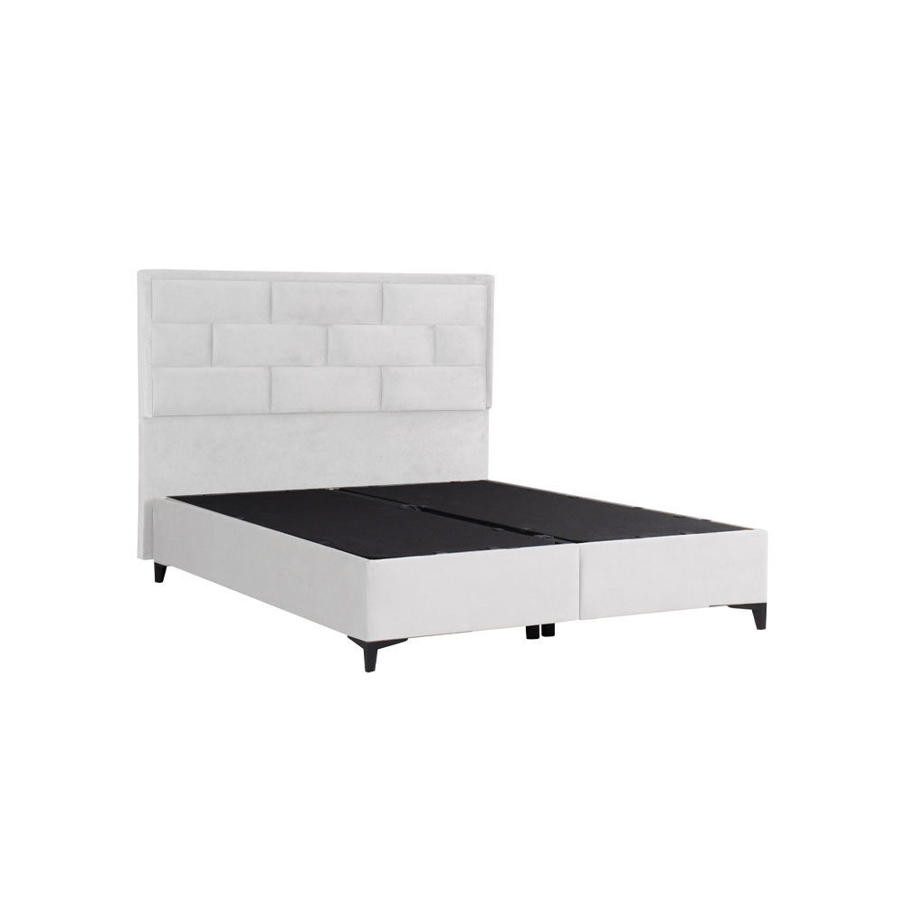 BRICK ΚΡΕΒΑΤΙ ΜΕ ΑΠΟΘΗΚ. ΧΩΡΟ (ΓΙΑ ΣΤΡΩΜΑ 160x200cm) OFF WHITE 16-450 215x165x121 - Image 4