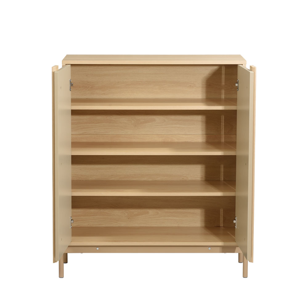 CAPPUCCINO ΚΟΜΟΤΑ-ΠΑΠΟΥΤΣΟΘΗΚΗ 2ΠΟΡΤΕΣ 3ΡΑΦΙΑ SONOMA LATTE 84.4x36.5x97 - Image 3