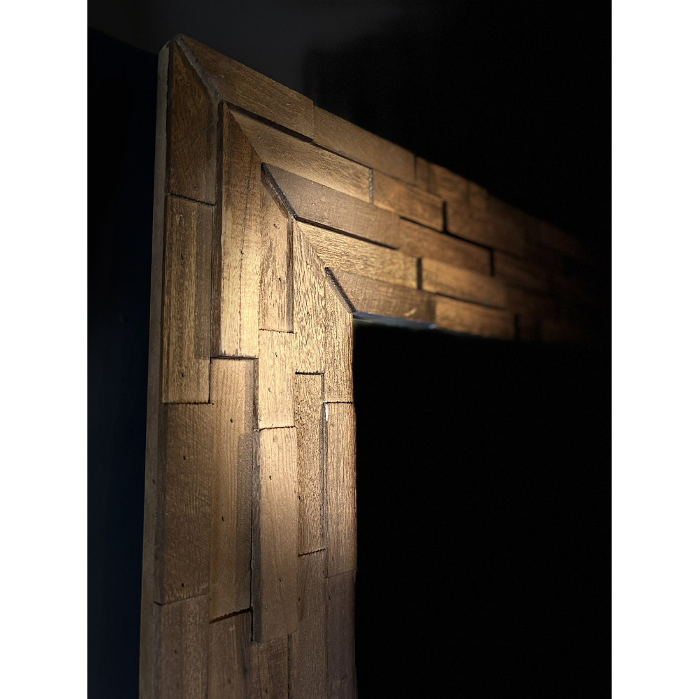 WOODY ΚΑΘΡΕΠΤΗΣ ΚΑΦΕ 80x6x180 - Image 2