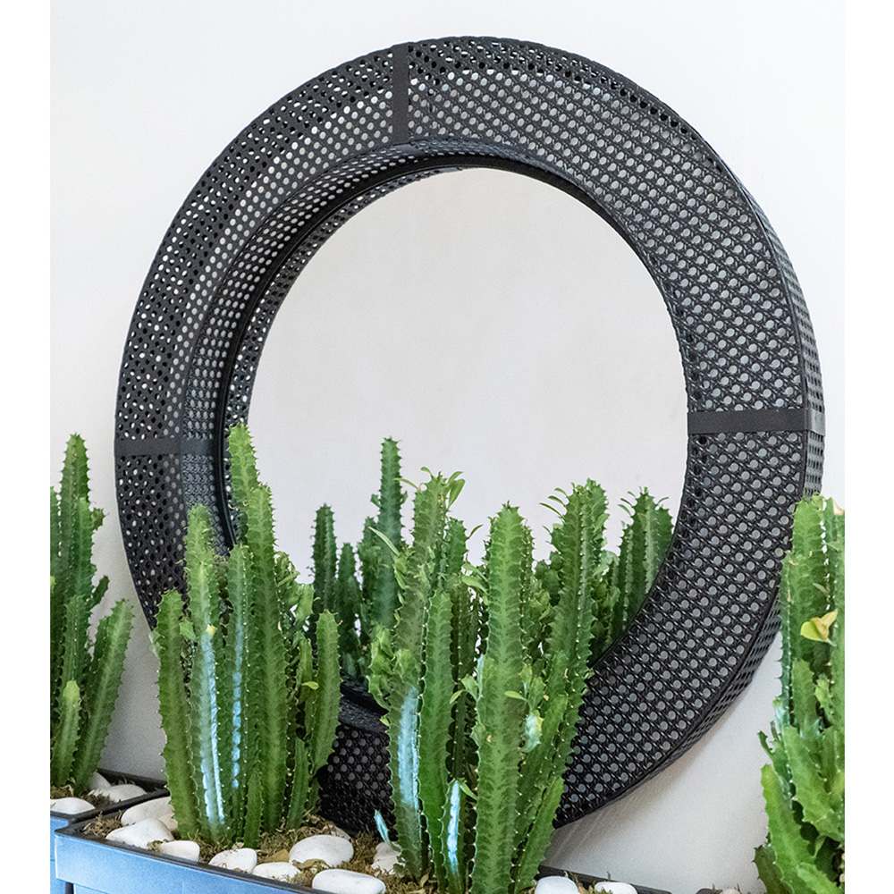 CANNE ΚΑΘΡΕΠΤΗΣ ΤΟΙΧΟΥ ΜΑΥΡΟ 80x80x7 - Image 2