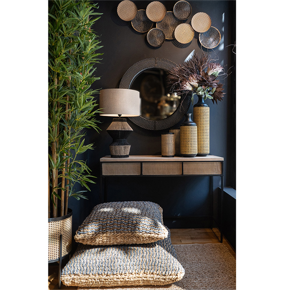 CANNE ΚΑΘΡΕΠΤΗΣ ΤΟΙΧΟΥ ΜΑΥΡΟ 80x80x7 - Image 3