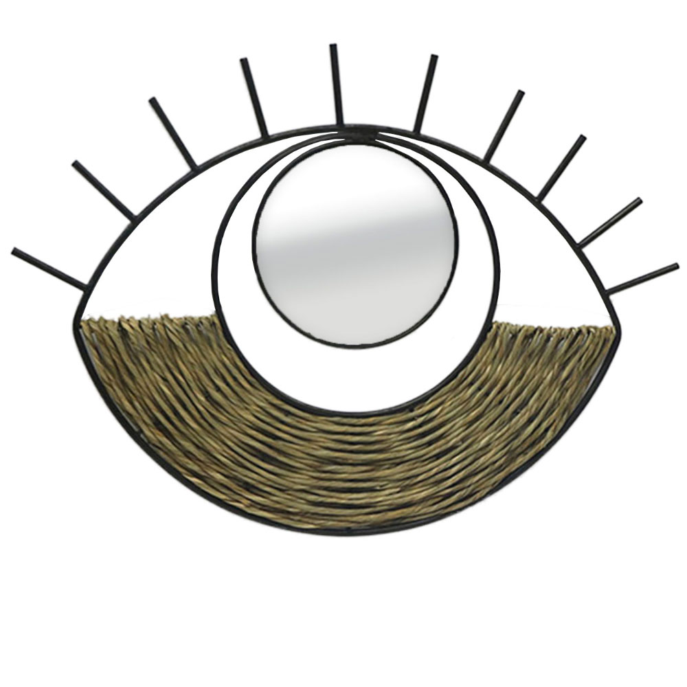 MATI ΚΑΘΡΕΠΤΗΣ ΤΟΙΧΟΥ ΦΥΣΙΚΟ ΜΑΥΡΟ 59x2x44