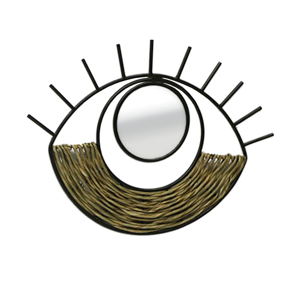 MATI ΚΑΘΡΕΠΤΗΣ ΤΟΙΧΟΥ ΦΥΣΙΚΟ ΜΑΥΡΟ 48x2x36