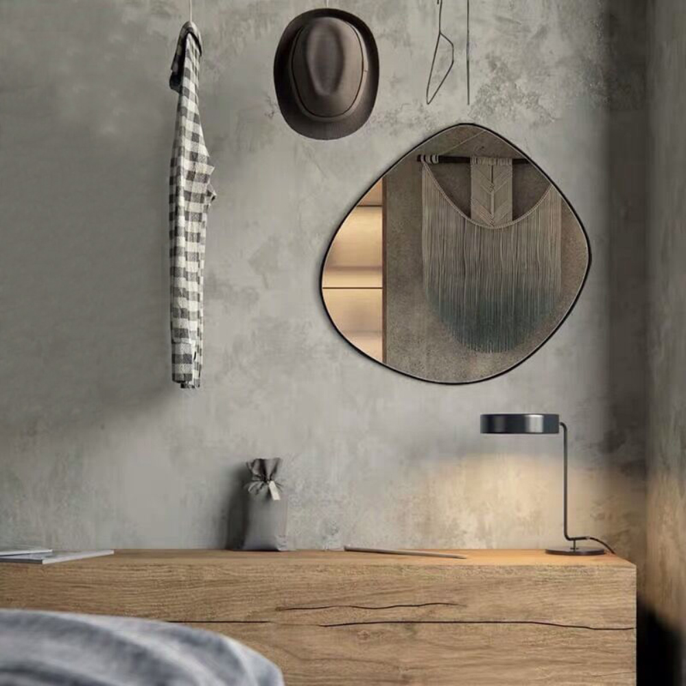 OVO 67 ΚΑΘΡΕΠΤΗΣ ΤΟΙΧΟΥ ΜΑΥΡΟ 60x67cm - Image 3