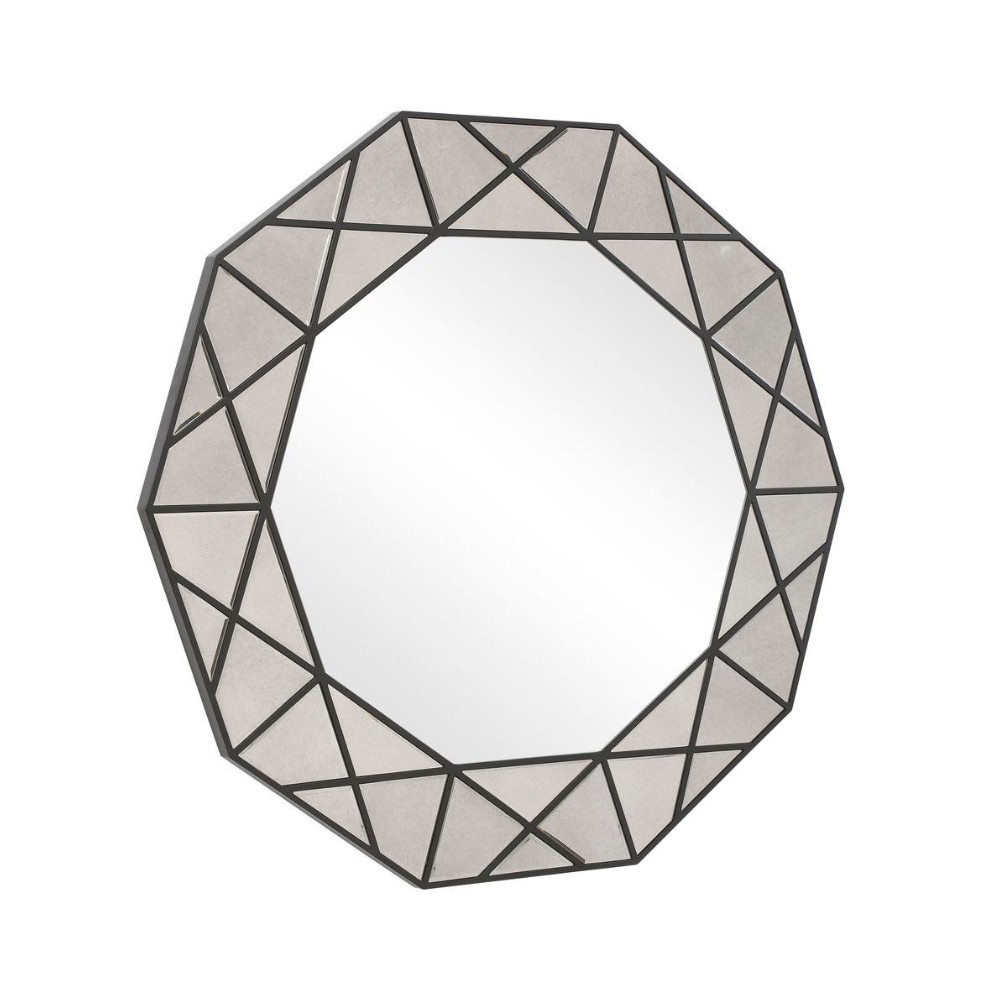 DIAMANTE ΚΑΘΡΕΠΤΗΣ ΤΟΙΧΟΥ ΜΑΥΡΟ 80x80 - Image 2