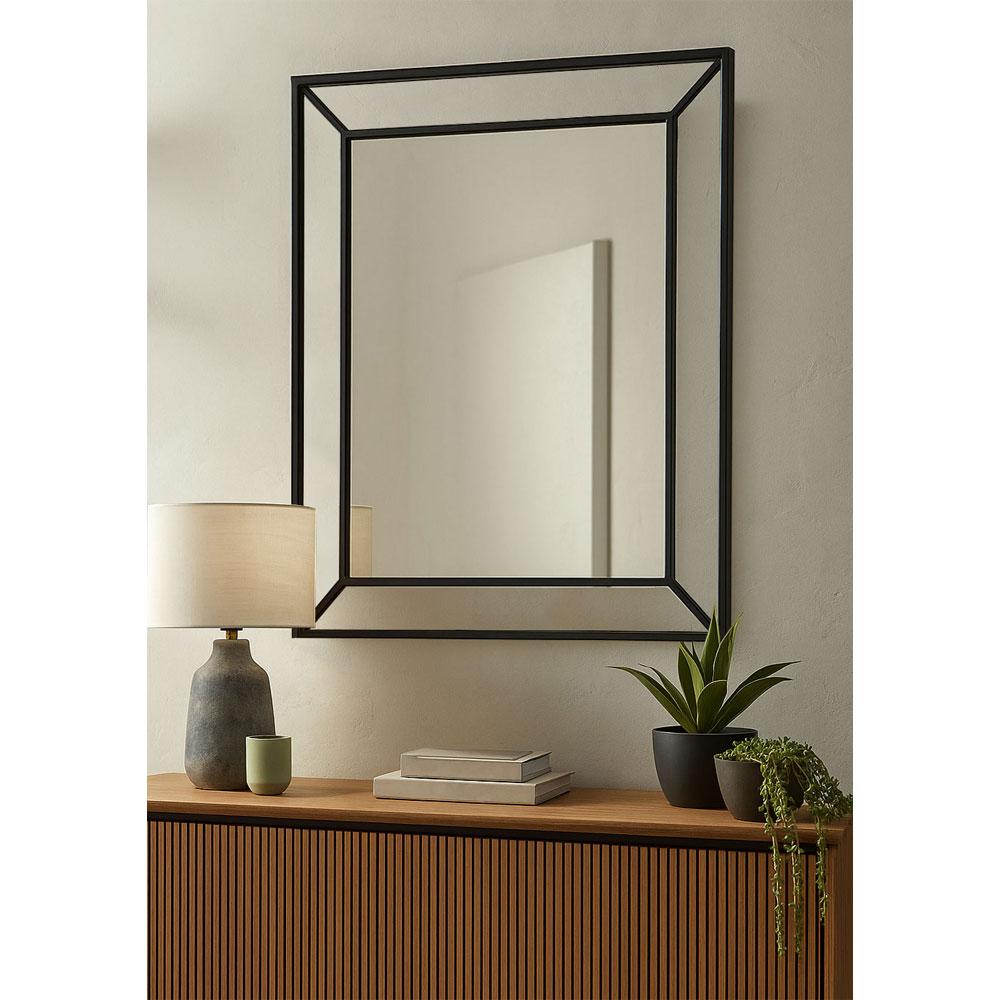 PENDANT ΚΑΘΡΕΠΤΗΣ ΜΑΥΡΟ 80x110cm - Image 2