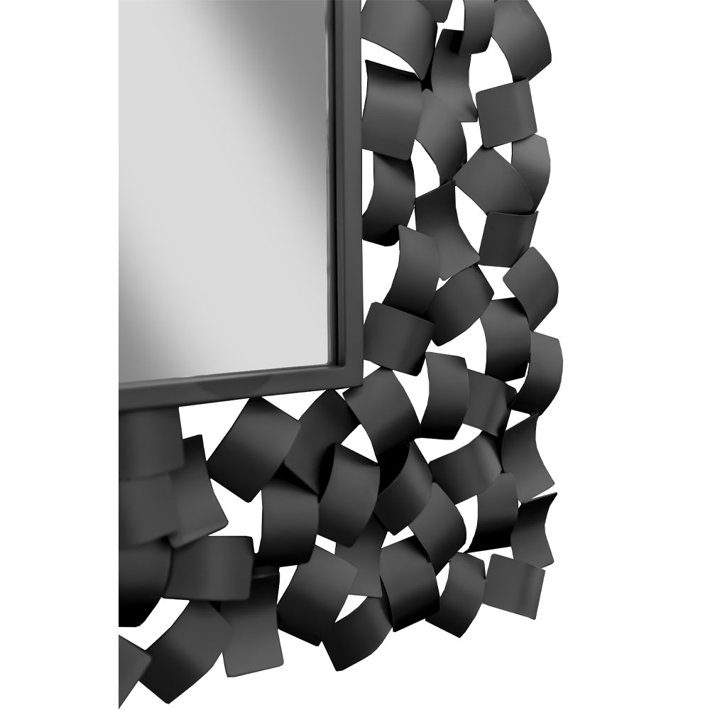 PARTY ΚΑΘΡΕΠΤΗΣ ΜΑΥΡΟ 100x3x132cm - Image 4