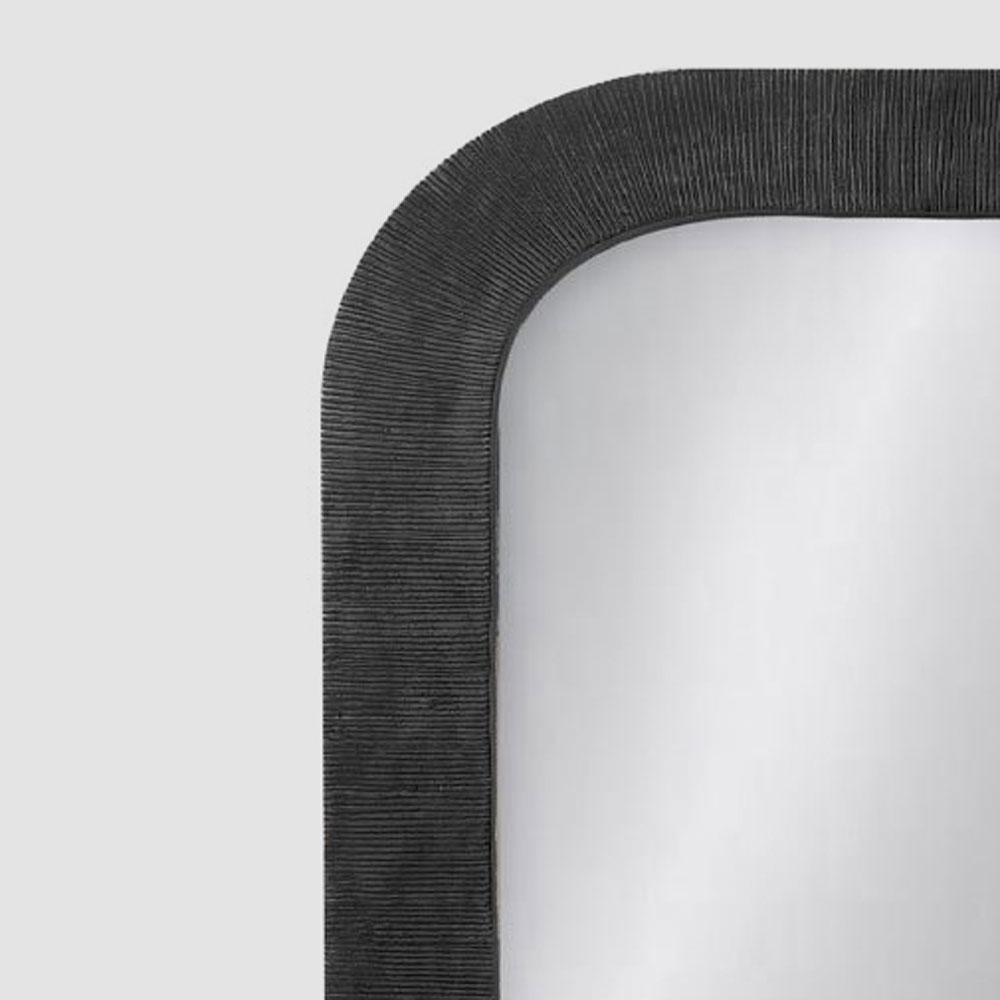 MAGRO 91 ΚΑΘΡΕΠΤΗΣ ΜΑΥΡΟ 65.5x2x91cm - Image 2