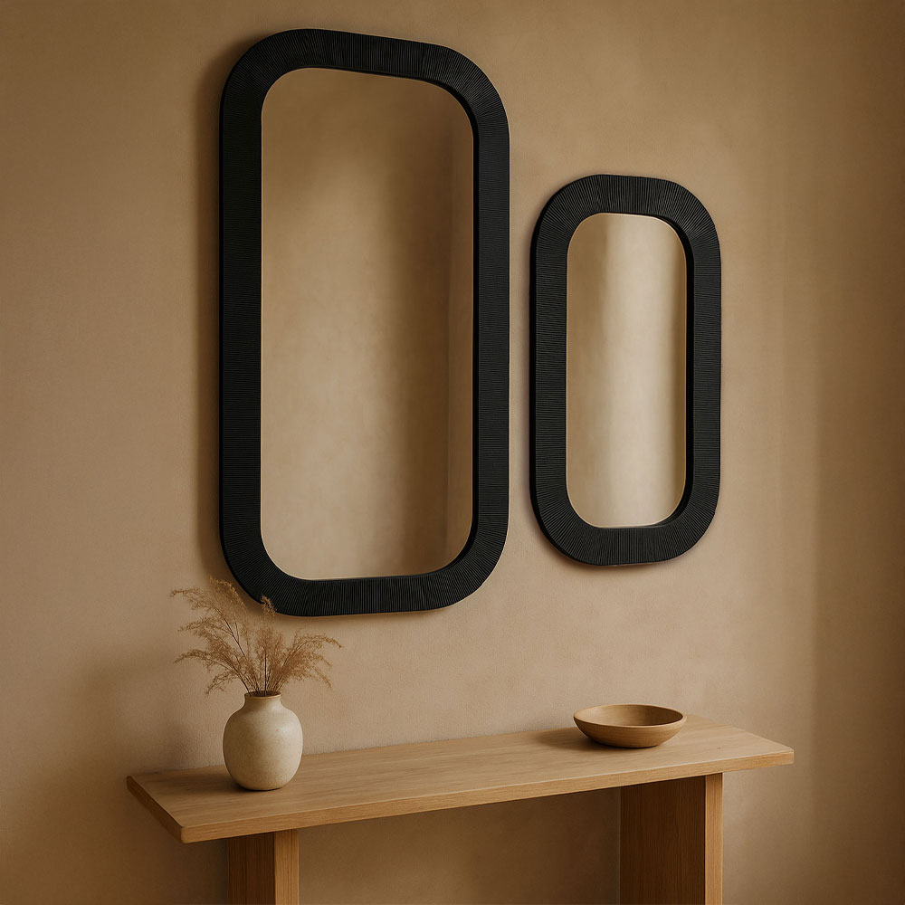 MAGRO 56 ΚΑΘΡΕΠΤΗΣ ΜΑΥΡΟ 56x2x68cm - Image 3