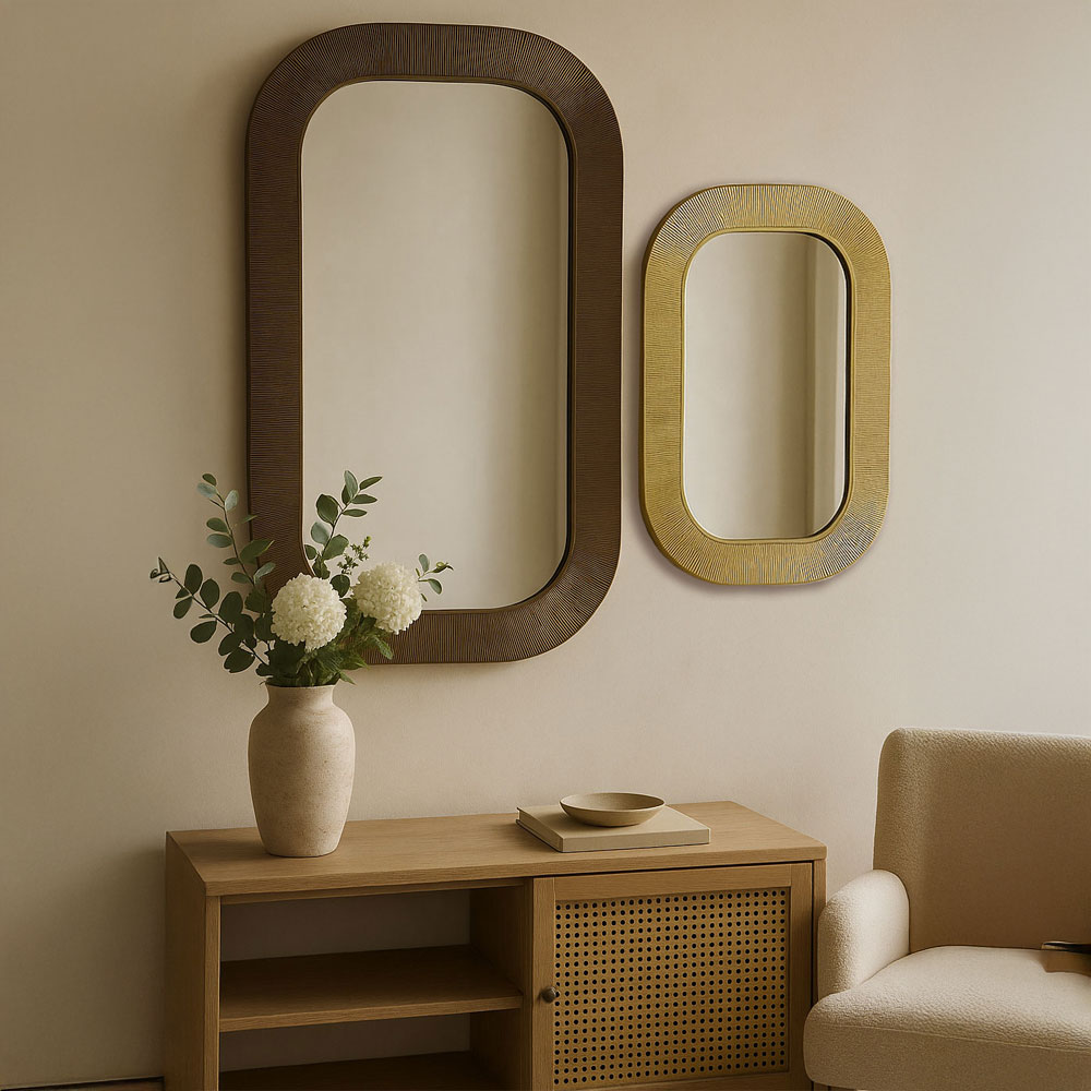 MAGRO 91 ΚΑΘΡΕΠΤΗΣ BRASS ANTIQUE 65.5x2x91cm - Image 3