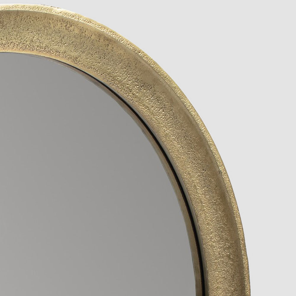 LANDING 58 ΚΑΘΡΕΠΤΗΣ BRASS ANTIQUE 58x3x58cm - Image 2
