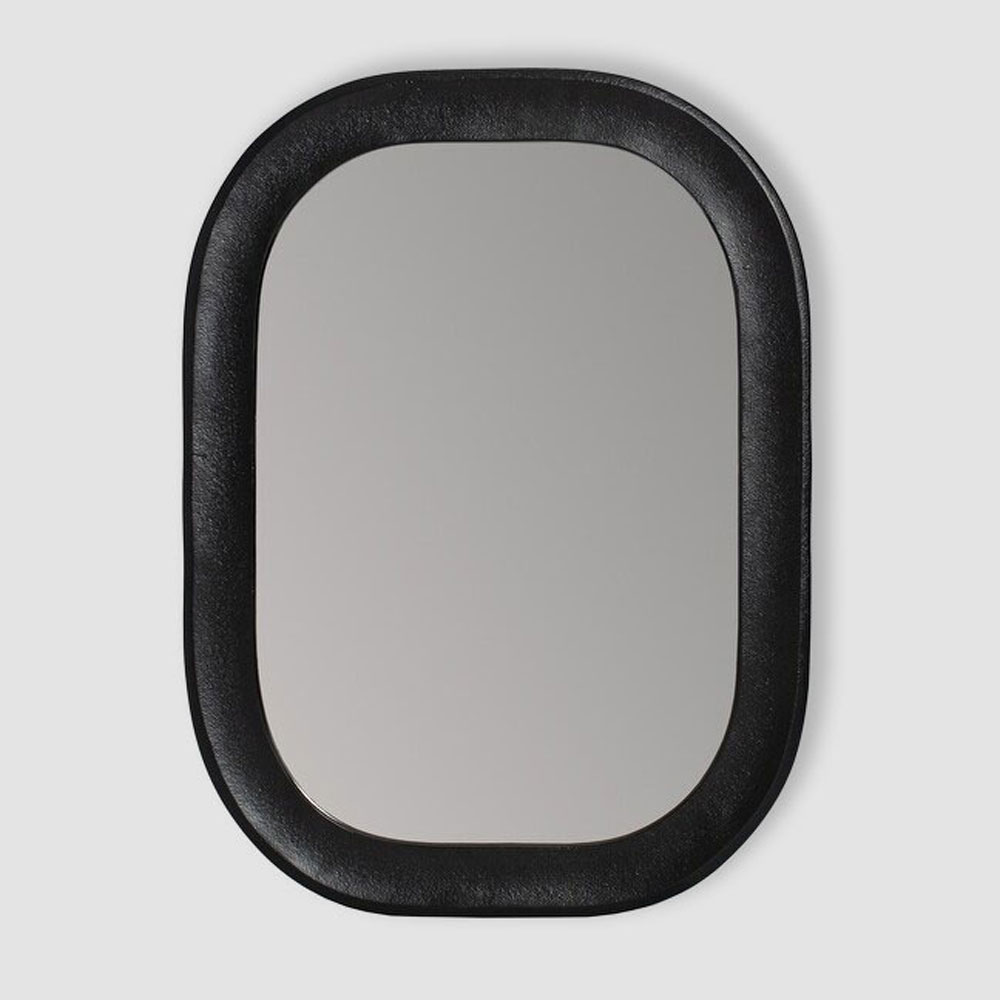 LANDING 76 ΚΑΘΡΕΠΤΗΣ ΜΑΥΡΟ 56x3x76cm