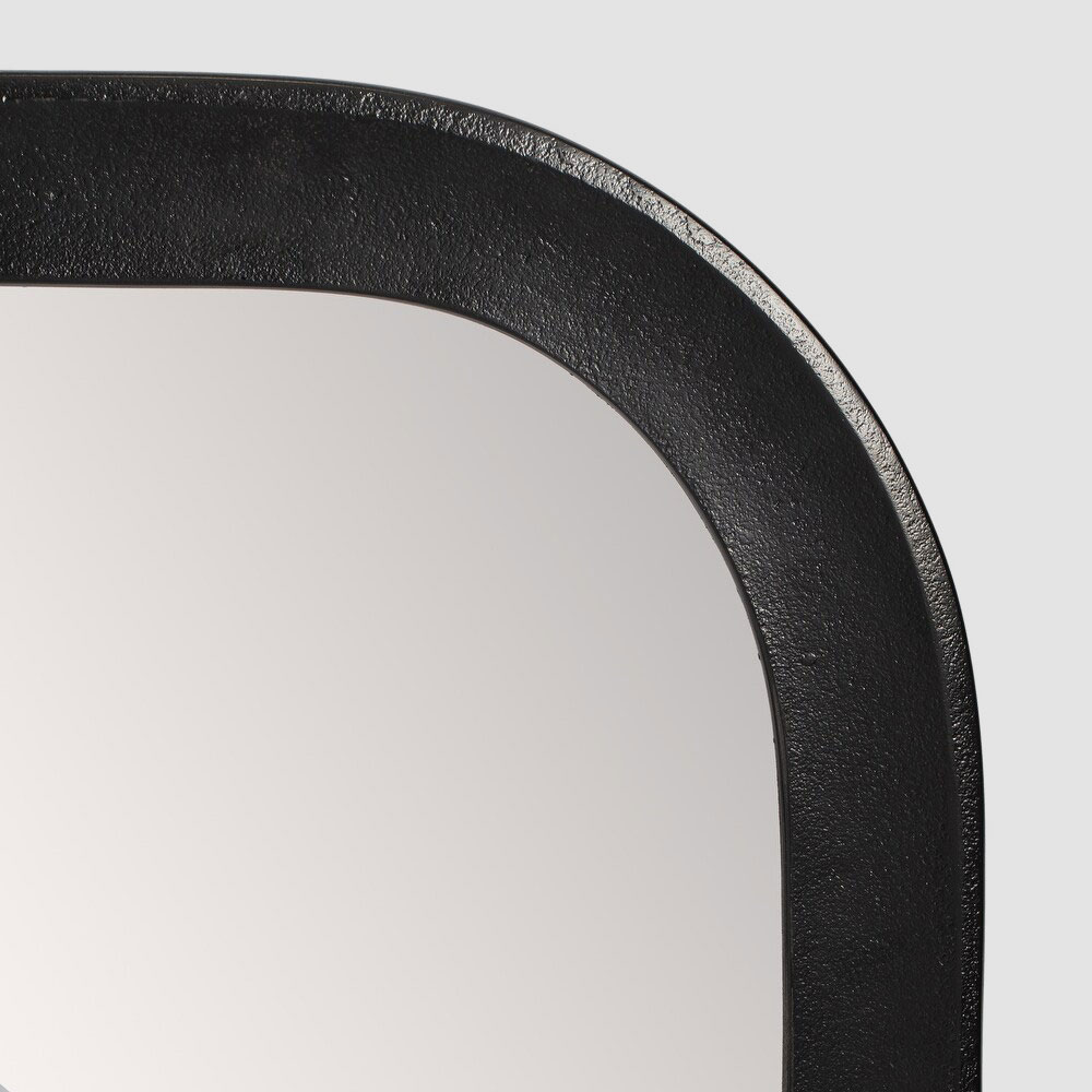 LANDING 76 ΚΑΘΡΕΠΤΗΣ ΜΑΥΡΟ 56x3x76cm - Image 2