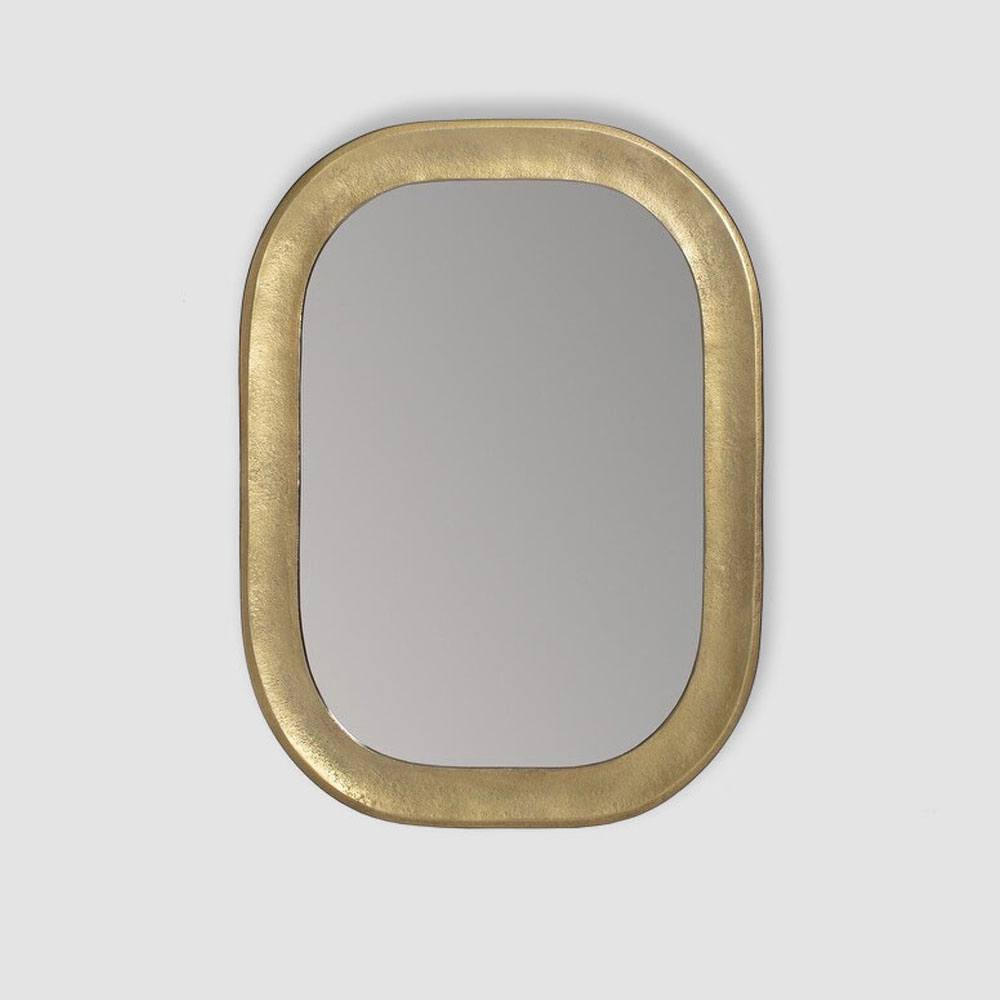 LANDING 62 ΚΑΘΡΕΠΤΗΣ BRASS ANTIQUE 46x3x62cm